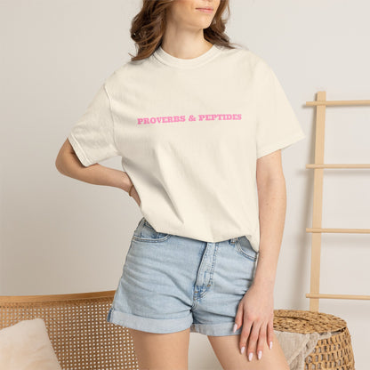 Proverbs & Peptides Graphic T-Shirt — Soft Vintage Wellness Tee