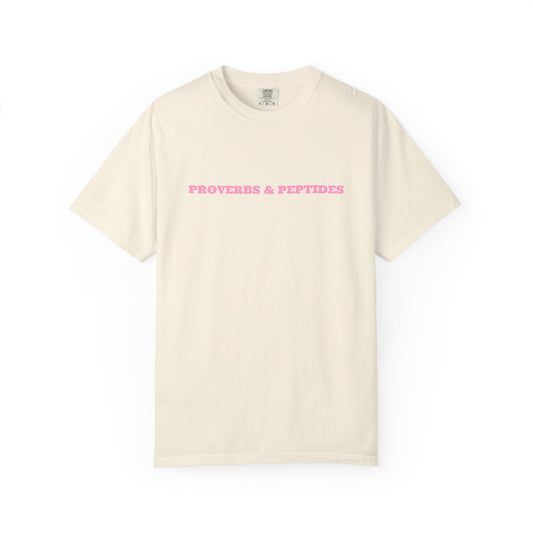 Proverbs & Peptides Graphic T-Shirt — Soft Vintage Wellness Tee