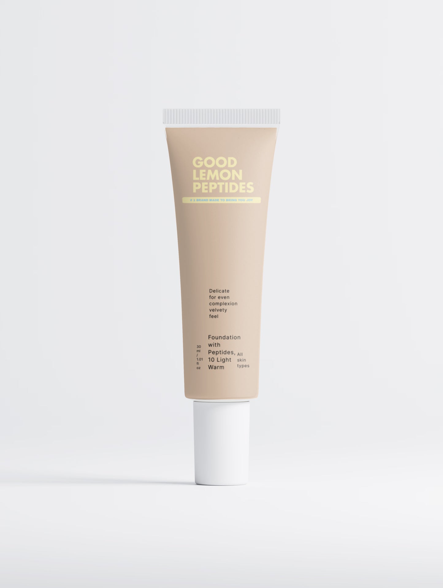 Foundation with Peptides, 10 Light Warm