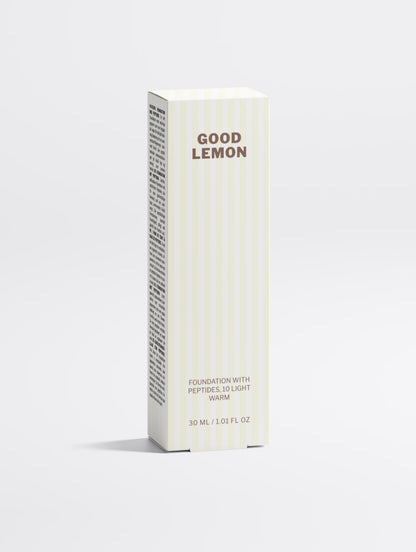 Foundation with Peptides, 10 Light Warm